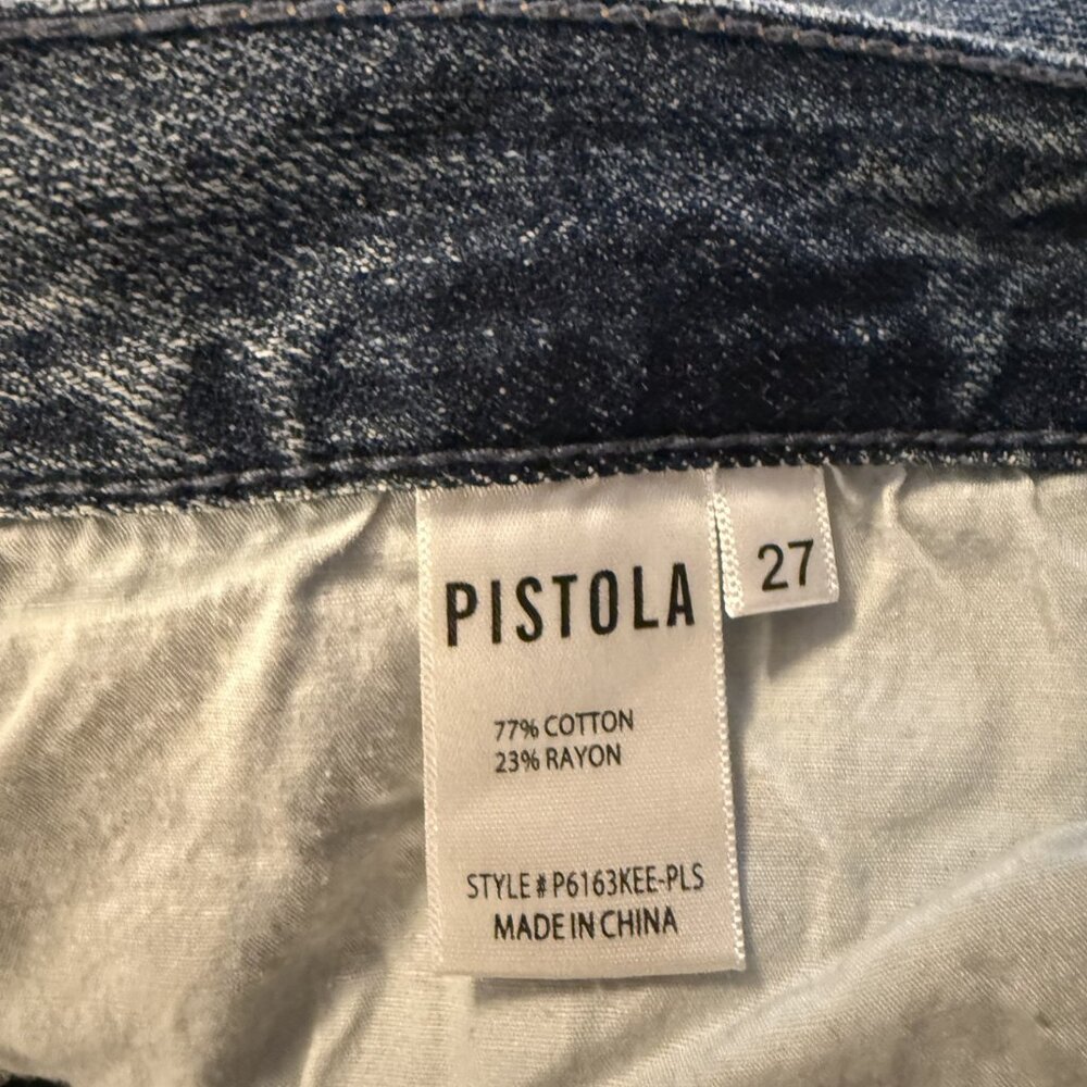 Pistola Womens Stevie High-Rise Wide-Leg Jeans Size 27 Distressed EUC, Worn Once - Picture 7 of 11
